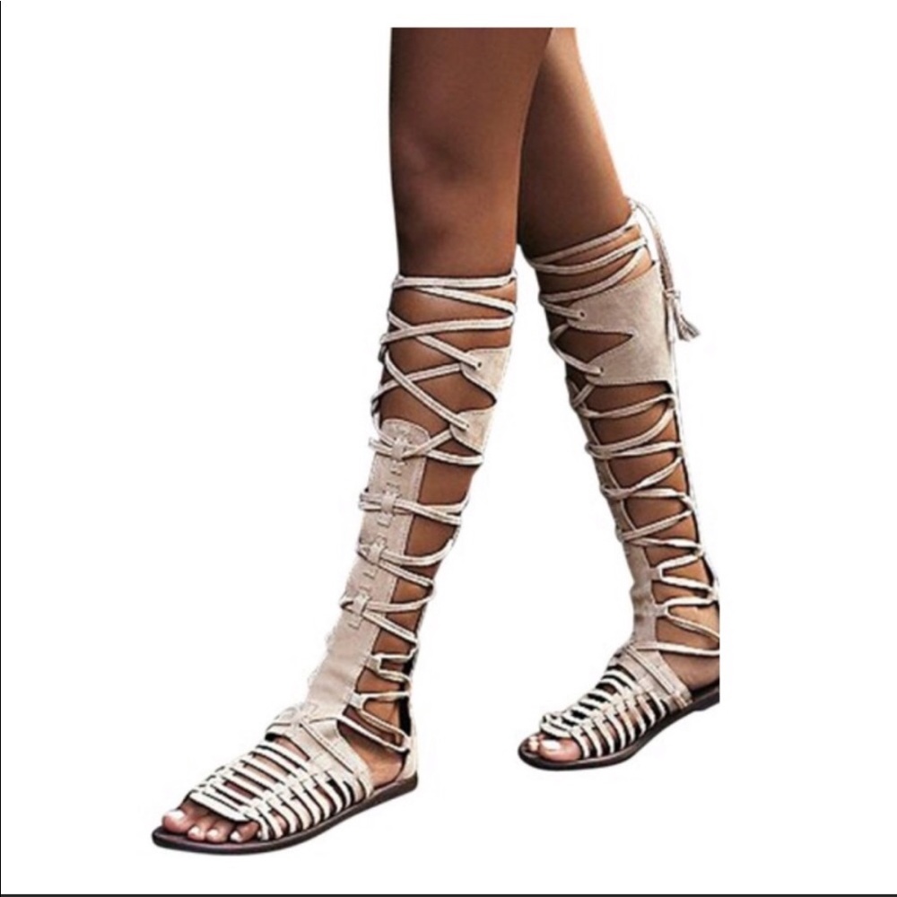 Free people “sun seeker” gladiator Sandel- sand